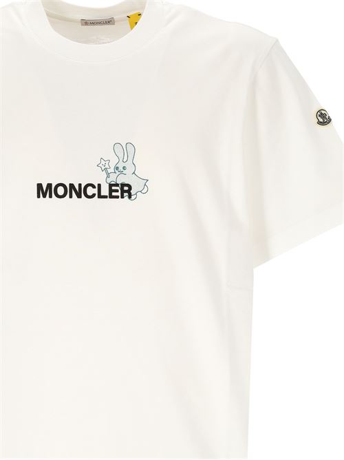 T-shirt Moncler x FRGMT in cotone con logo Cartoon   Moncler Genius | 9U8C000-01M3265001